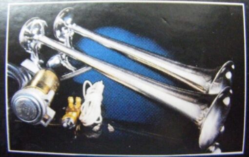 FIAMM Tornado Boat Horns 15&17" w Air Compressor Kit 63230-14 Marine RV Truck,,