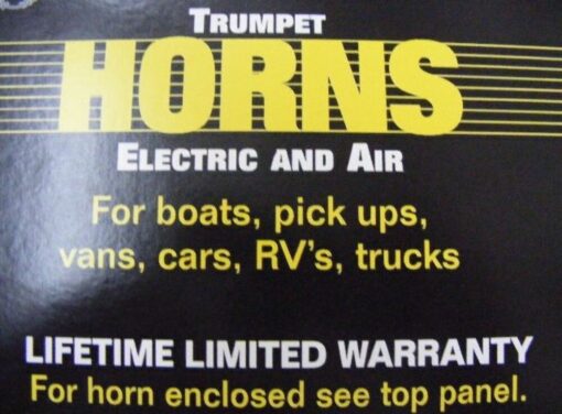 FIAMM Tornado Boat Horns 15&17" w Air Compressor Kit 63230-14 Marine RV Truck,,