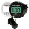 Hawkeye DepthTrax In-Dash Digital Depth & Temp Gauge Transom Mount DT2BX-TM Boat