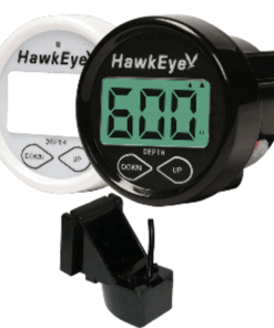 Hawkeye DepthTrax In-Dash Digital Depth & Temp Gauge Transom Mount DT2BX-TM Boat