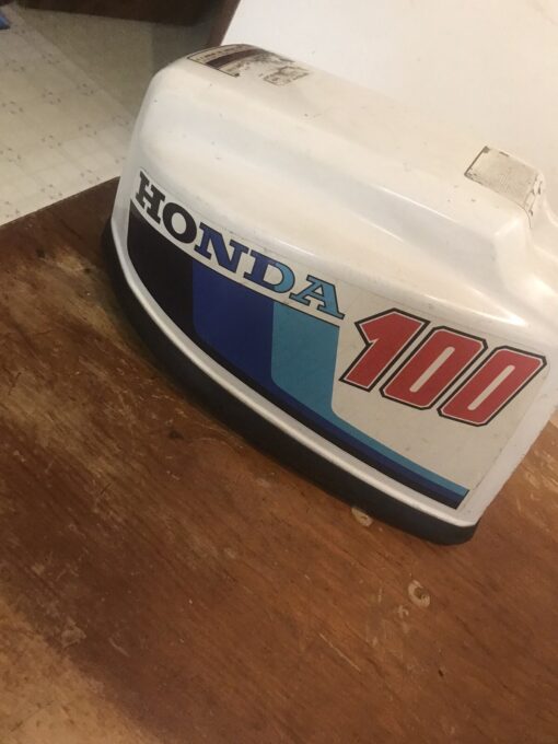 HONDA OUTBOARD BOAT MOTOR COWL COVER ENGINE Top 10 HP four 4 stroke Nice See,,