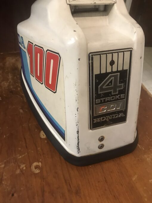 HONDA OUTBOARD BOAT MOTOR COWL COVER ENGINE Top 10 HP four 4 stroke Nice See,,