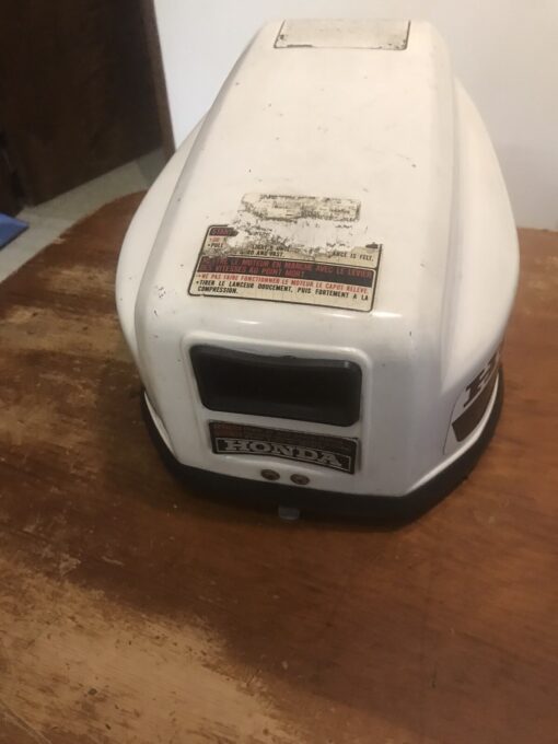 HONDA OUTBOARD BOAT MOTOR COWL COVER ENGINE Top 10 HP four 4 stroke Nice See,,