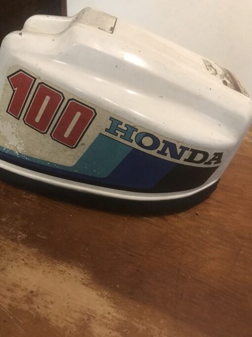 HONDA OUTBOARD BOAT MOTOR COWL COVER ENGINE Top 10 HP four 4 stroke Nice See,,