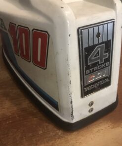 HONDA OUTBOARD BOAT MOTOR COWL COVER ENGINE Top 10 HP four 4 stroke Nice See,,