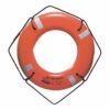 Life Ring Orange Buoys with Retro Reflective Tape Diameter 24" JBO-X-24T