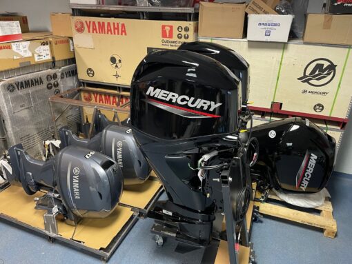 Mercury 60 HP long shaft F60 EFI ELPT (including remote control, gauges and propeller),,