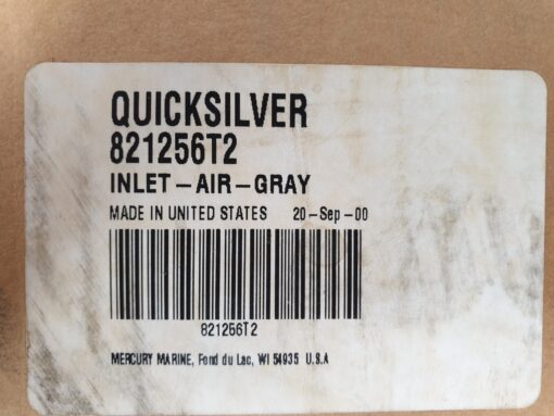Mercury Mariner Outboard Engine Motor Inlet Air Gray Silver Top Cowl 75 - 115 HP,,