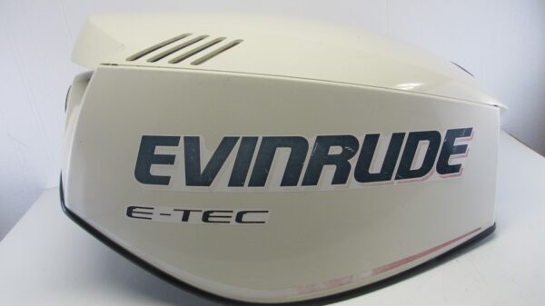 OEM 2003 - 2008 115hp Evinrude ETEC Outboard Motor Cowling Cover White 0285629,,