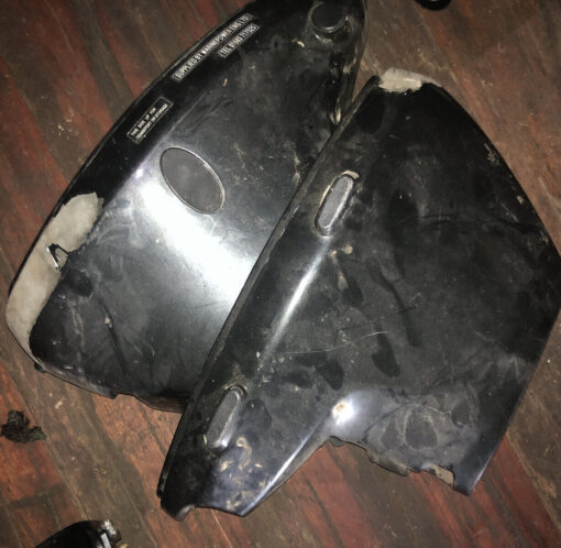 PAIR OF SIDE COVER COWLINGS 9.9HP 15HP SUZUKI DF9.9 DF15 4 Stroke Outboard