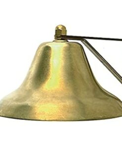 Perko 0179 012 PLB Plain Wrought Brass 12" Fog Bell 8" Height