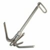 Poseidon 7-2352 Grapnel 12Lb Anchor Heavy duty G-12 Welded Ring TripLine Boat Ma