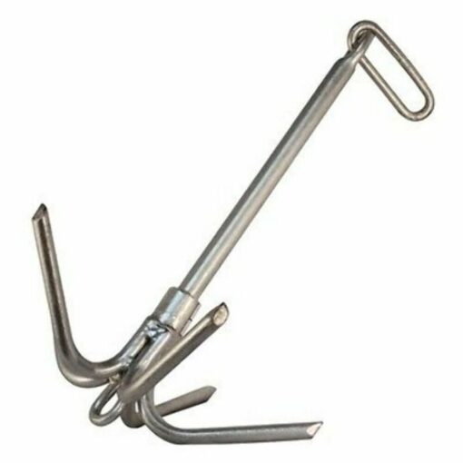 Poseidon 7-2352 Grapnel 12Lb Anchor Heavy duty G-12 Welded Ring TripLine Boat Ma