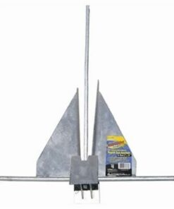 Poseidon SA-2.5 Rapid Set Fluke Anchor 2.5 Lbs Boat 13' MAX Galvanized Jetski