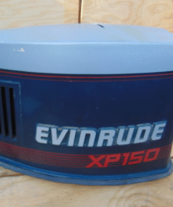 Rare Vintage Evinrude XP-150 HP VRO V-6 Outboard Motor Hood Cowl Test,,