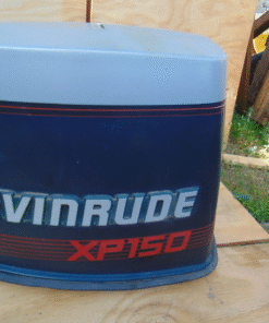 Rare Vintage Evinrude XP-150 HP VRO V-6 Outboard Motor Hood Cowl Test,,
