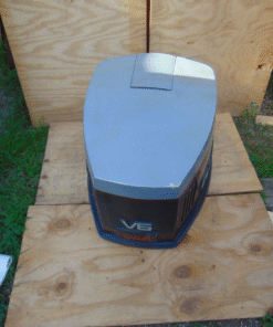 Rare Vintage Evinrude XP-150 HP VRO V-6 Outboard Motor Hood Cowl Test,,
