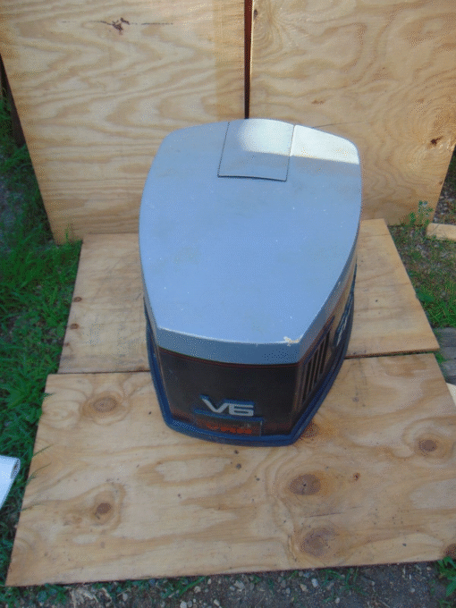 Rare Vintage Evinrude XP-150 HP VRO V-6 Outboard Motor Hood Cowl Test,,