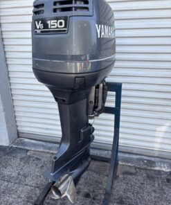 2000 Yamaha 150 HP Saltwater Series II Outboard Motor – 2-Stroke, 25” Shaft, Power Tilt & Trim – S150TXRY – Low Hours