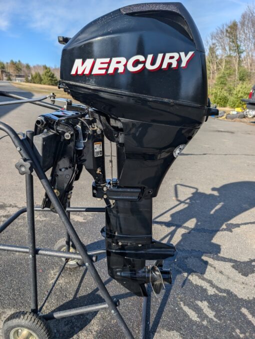2009 Mercury 20HP 4-Stroke Outboard Motor – 20” Long Shaft – Electric Start – Power Tilt – Remote
