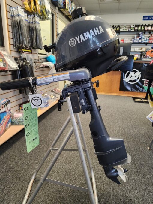 NEW Yamaha F2.5LMHB 2.5HP 4-Stroke 20" Long Shaft Tiller Handle Manual Start Outboard Motor