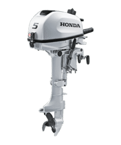 Honda 5HP 4-Stroke Outboard Motor BF5DHLHNA – 20” Shaft, Manual Start, Tiller, New in Box