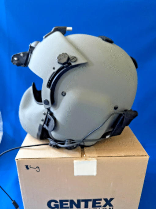 Gentex HGU-56/P XL Helicopter Pilot Flight Helmet – NVG-Ready, MFS Face Shield – Used, Excellent - Image 2