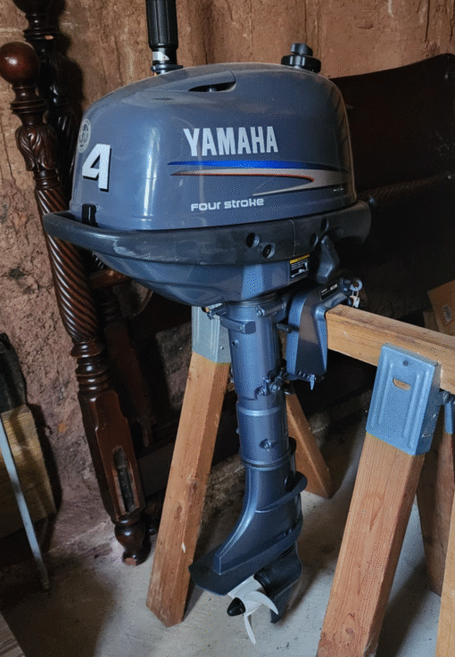 Yamaha 4HP 4-Stroke Outboard Motor | S1000450 | Near-New | Less Than 15 Hours | 15" Shaft | Tiller