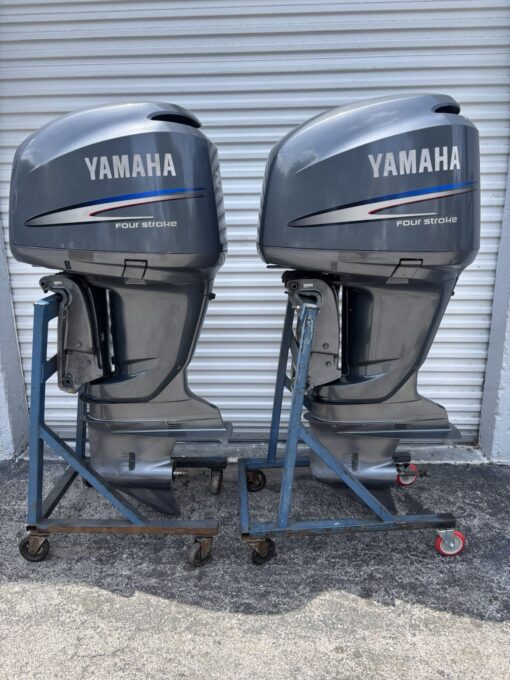 2005 Yamaha F225 225HP 4-Stroke Outboard Motors – EFI Pair, 25” Shaft - Image 2