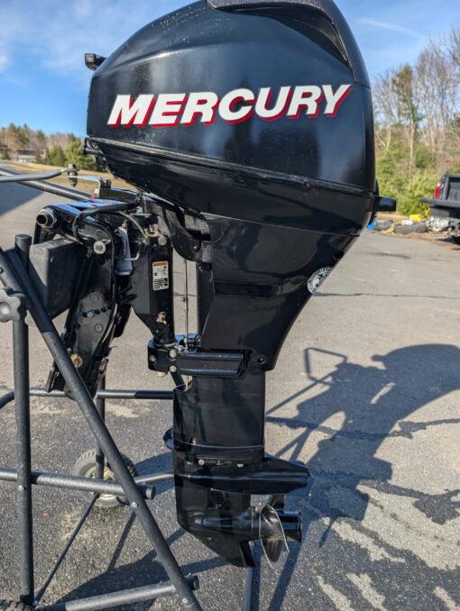 2009 Mercury 20HP 4-Stroke Outboard Motor – 20” Long Shaft – Electric Start – Power Tilt – Remote - Image 2
