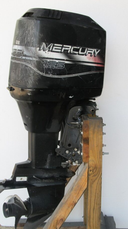 1998 Mercury 125HP 2-Stroke Outboard Motor – 25” Shaft, Running Take-Off, 90-Day Guarantee - Image 2
