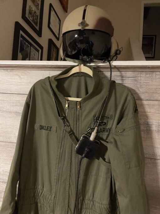 Vietnam SPH-4 Helicopter Flight Helmet Set – Medium-Large w/ Flight Coveralls, Helmet Bag & COMS - Image 2
