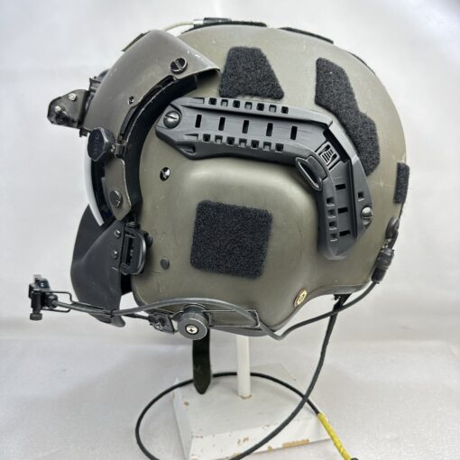 Gentex HGU-56/P XL Helicopter Pilot Flight Helmet – OD Green – MFS Face Shield – U.S. Army Aviation - Image 2