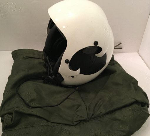 RCAF Model 190C Gentex Helicopter Flight Helmet XL – Used Military Pilot Helmet for Sale - Image 3