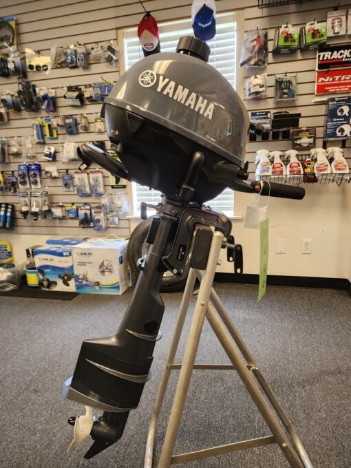 NEW Yamaha F2.5LMHB 2.5HP 4-Stroke 20" Long Shaft Tiller Handle Manual Start Outboard Motor - Image 2