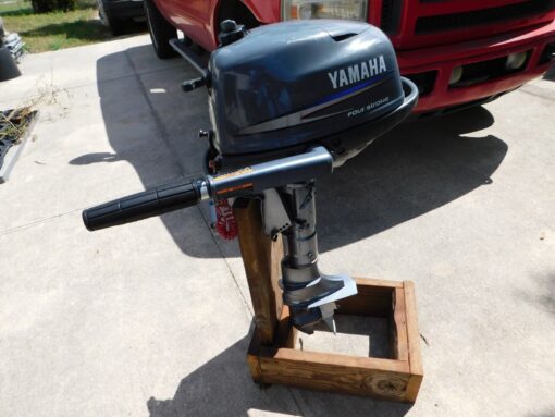 Yamaha 4HP 4-Stroke Outboard Boat Motor | S4MSCH | Used | Low Hours | 15" Shaft | Tiller