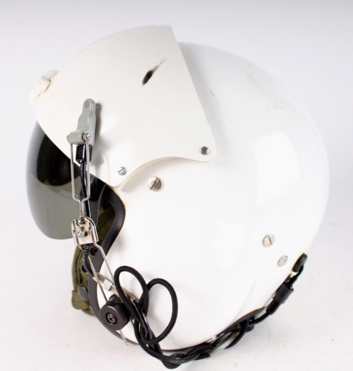 Original Gentex SPH-4 USAF Helicopter Flight Helmet XL – Dual Visor, Mic & Speakers (1984) - Image 3