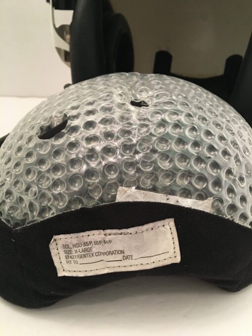 RCAF Model 190C Gentex Helicopter Flight Helmet XL – Used Military Pilot Helmet for Sale - Image 15
