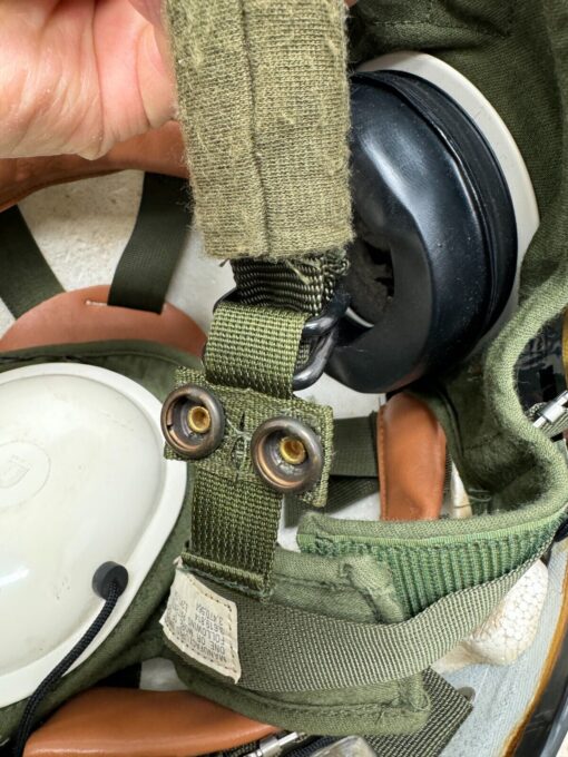 Original Gentex SPH-4 USAF Helicopter Flight Helmet XL – Dual Visor, Mic & Speakers (1984) - Image 18