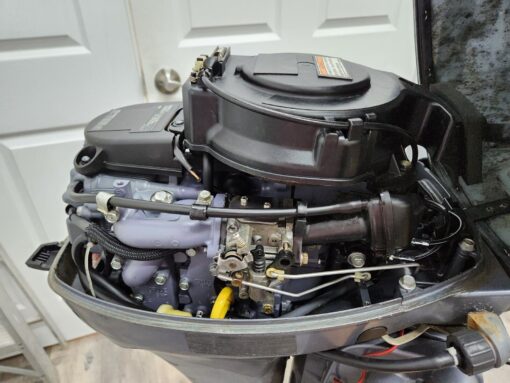 Yamaha 9.9HP 4-Stroke Outboard Motor | F9.9MLH | Portable | Manual Start | 20" Shaft | Pre-Owned - Image 14
