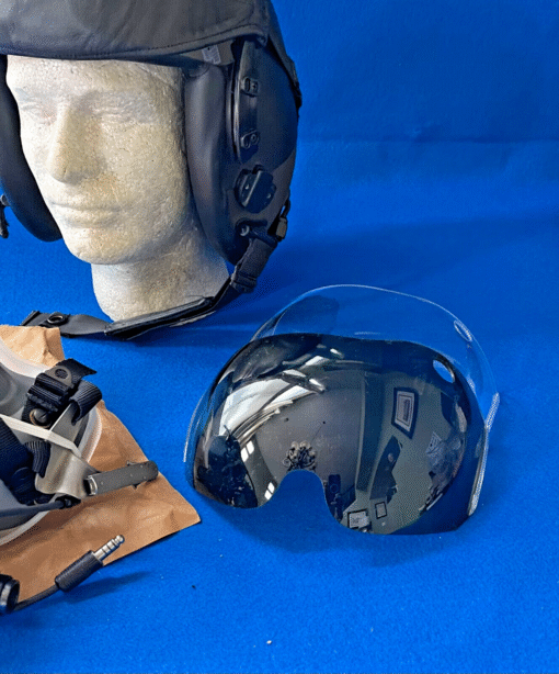 NOS Gentex HGU-68/P Large Helicopter Pilot Flight Helmet + NEW MBU-12/P Oxygen Mask & AVOX Regulator - Image 20