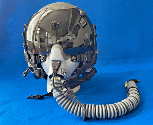 NOS Gentex HGU-68/P Large Helicopter Pilot Flight Helmet + NEW MBU-12/P Oxygen Mask & AVOX Regulator - Image 6