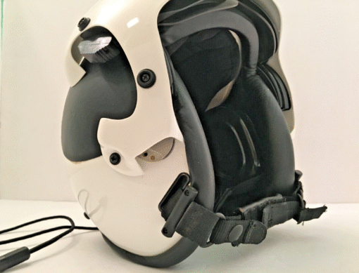 RCAF Model 190C Gentex Helicopter Flight Helmet XL – Used Military Pilot Helmet for Sale - Image 5