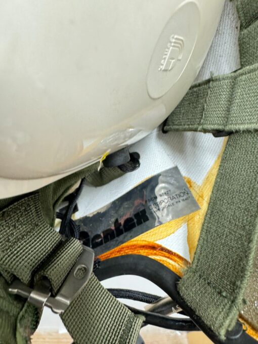 Original Gentex SPH-4 USAF Helicopter Flight Helmet XL – Dual Visor, Mic & Speakers (1984) - Image 4