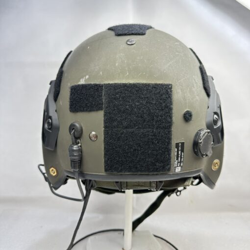 Gentex HGU-56/P XL Helicopter Pilot Flight Helmet – OD Green – MFS Face Shield – U.S. Army Aviation - Image 3