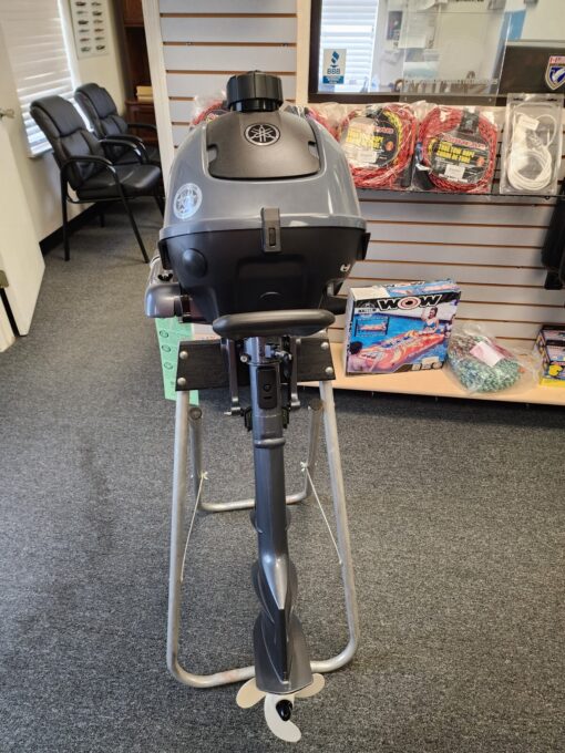 NEW Yamaha F2.5LMHB 2.5HP 4-Stroke 20" Long Shaft Tiller Handle Manual Start Outboard Motor - Image 3