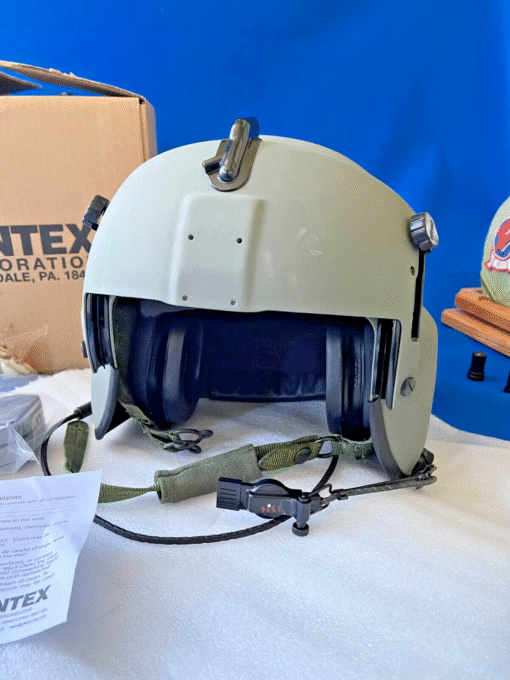NOS Gentex HGU-56/P XL Helicopter Pilot Flight Helmet – U.S. Army Aviation – Unissued - Image 4
