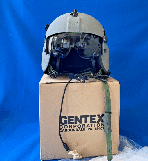 NOS Gentex HGU-56/P XL Helicopter Pilot Flight Helmet – U.S. Army Aviation – Unissued