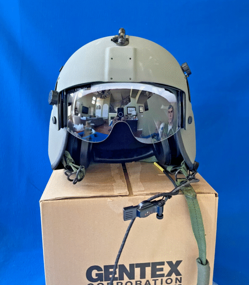 NOS Gentex HGU-56/P XL Helicopter Pilot Flight Helmet – U.S. Army Aviation – Unissued - Image 11