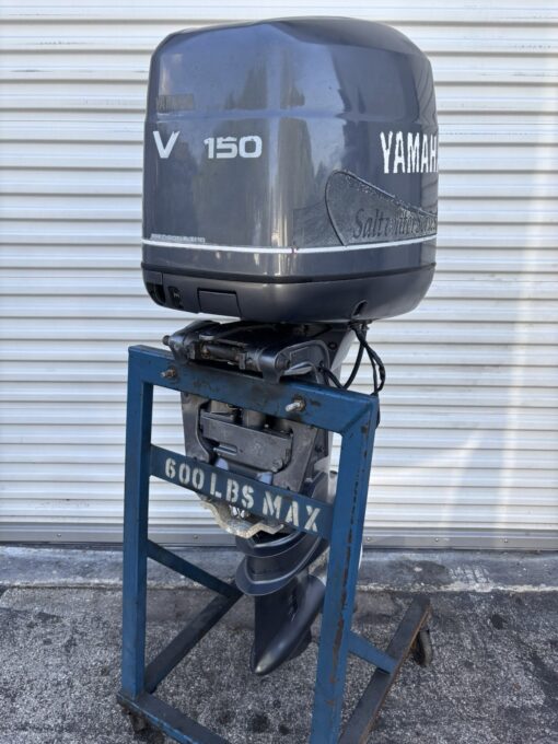 2000 Yamaha 150 HP Saltwater Series II Outboard Motor – 2-Stroke, 25” Shaft, Power Tilt & Trim – S150TXRY – Low Hours - Image 4